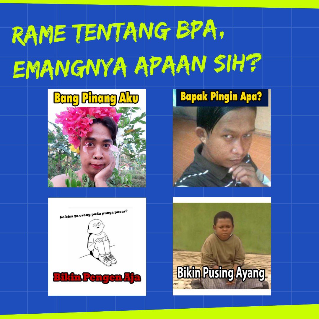 sosmedkeras's tweet image. Coba reply dengan komenan singkatan BPA versi lo dibawah