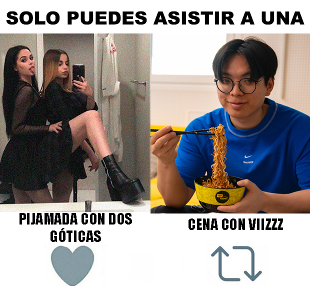 En vuestra mano queda la elección 😌