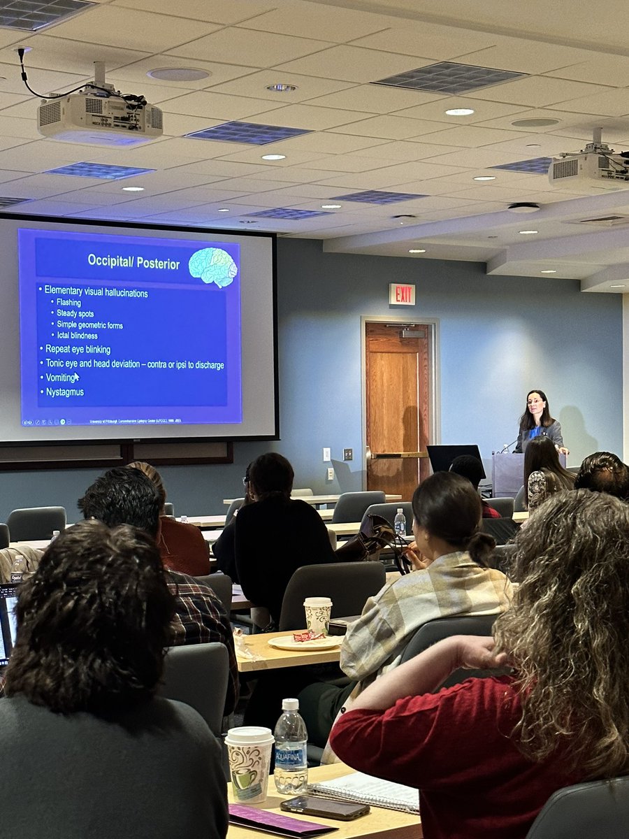 ProcircaCCN's tweet photo. @AlexandraUrban_ presenting on semiology, lateralizing and localizing signs of seizures @PittEpilepsy @PittNeurology #eeg #epilepsy #Neurology #seizure #statusepilepticus #ictal https://t.co/RVK0uaW1mz