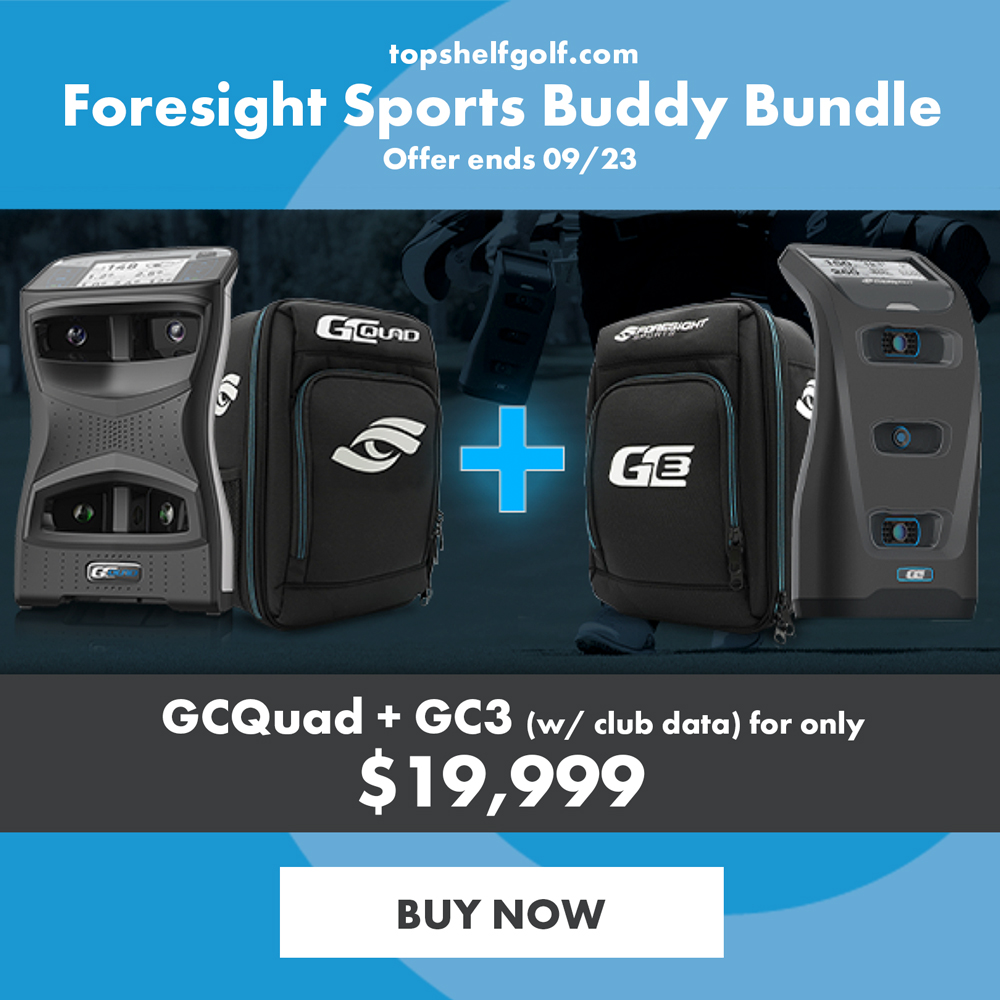 TopShelfGolf's tweet photo. Buddy Bundle Promo: Get both GCQuad and GC3 for $19,999 ONLY!

https://t.co/xZM4JqbFcL

Or get a FREE GC3 Launch Monitor w/ purchase GCQuad Sim-in-a-box Eagle Plus Package!

https://t.co/NUu370ZplF

Promo ends 09/23.

#topshelfgolf #foresightsports https://t.co/ANeYmFZ4H4