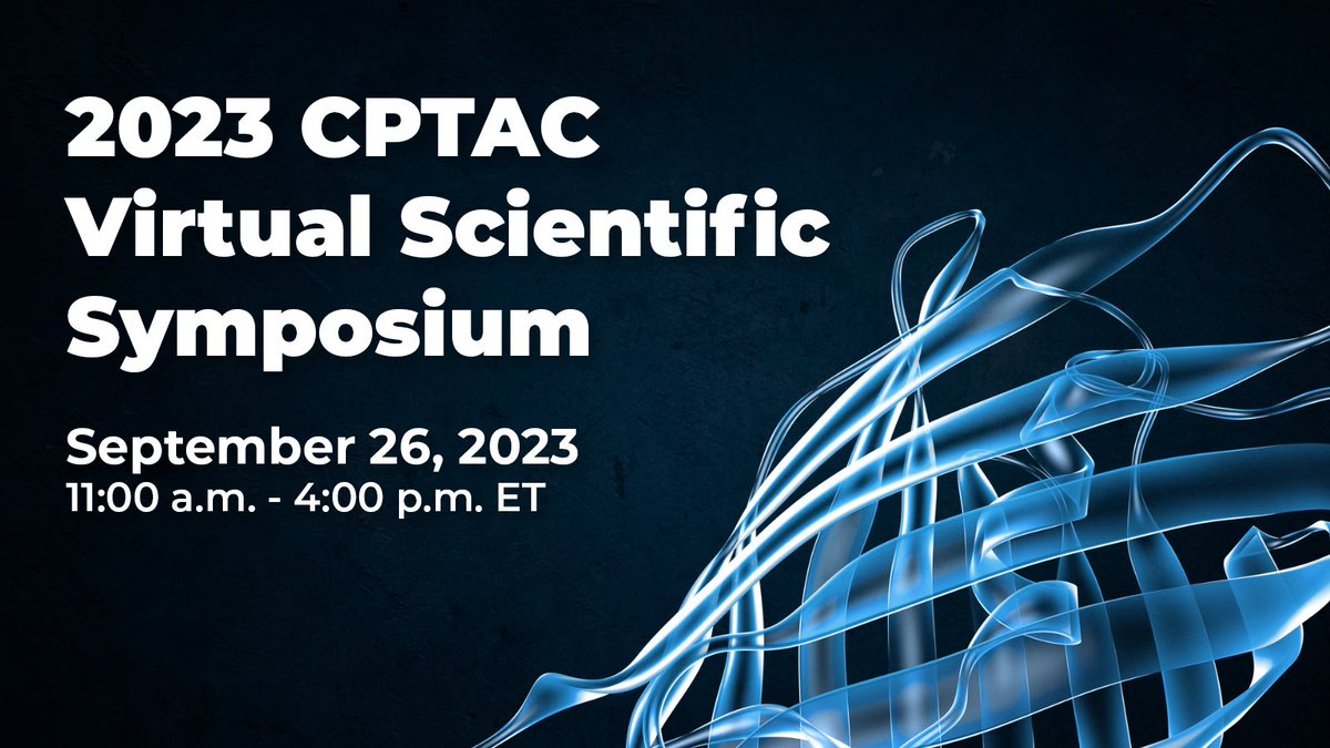 Learn about #proteomics and #proteogenomics software tools in the upcoming @theNCI Clinical Proteomic Tumor Analysis Consortium (#CPTAC). Registration is open now! datascience.cancer.gov/news-events/ev…