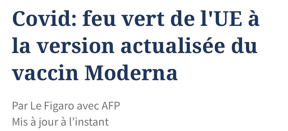 f_philippot's tweet photo. Ça vient de tomber ! L’Agence européenne du médicament vient de donner son feu vert à un nouveau « vaccin» #Moderna #covid ARNm !
Ils ont des doses à écouler ! Contrats opaques, effets secondaires, peuples en colère : ce jeu morbide doit s’arrêter !
Plus personne ne sera dupe ! https://t.co/BohogHjWeu