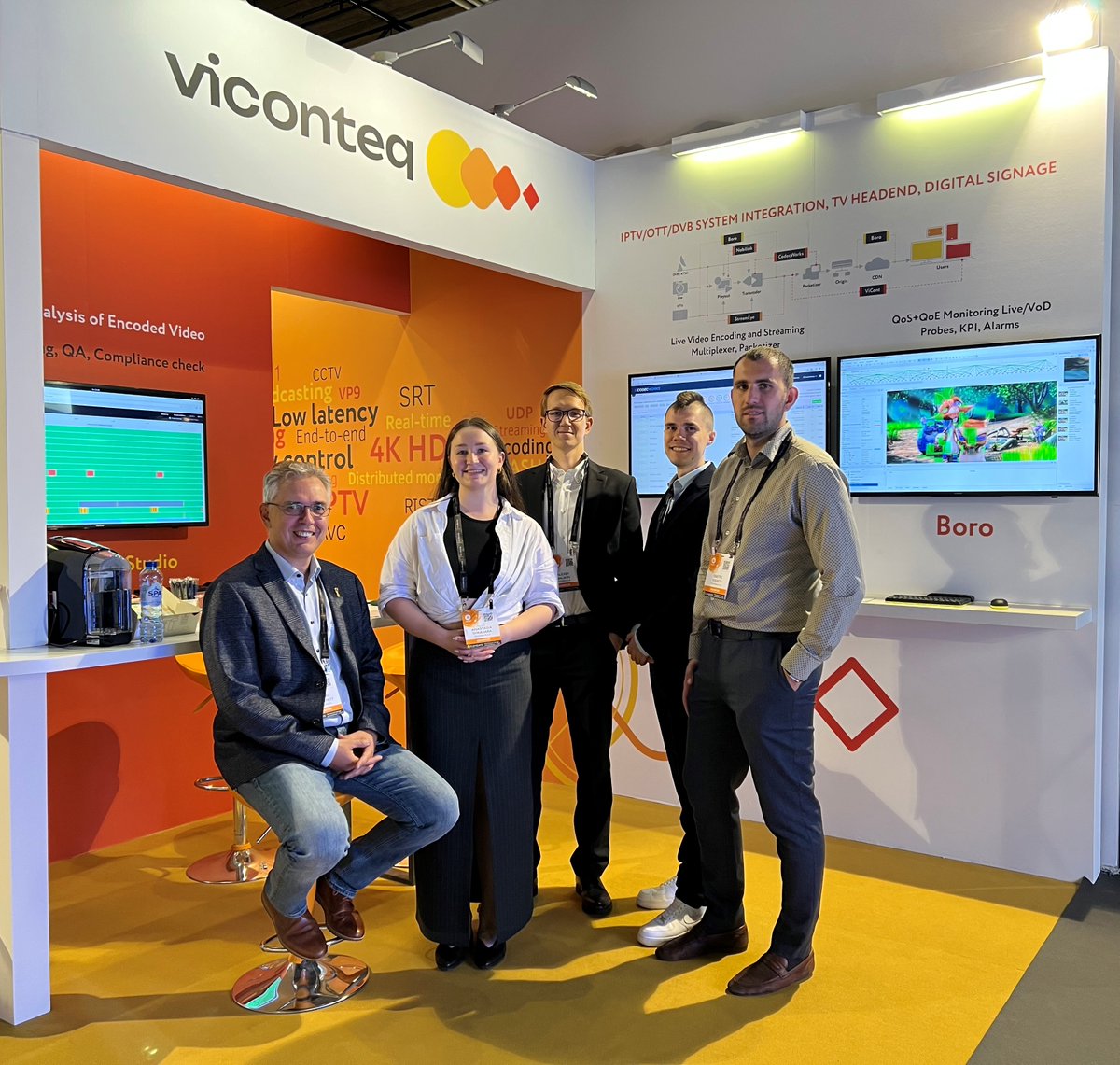 #Elecard team arrived in Amsterdam and we are ready to rock at #IBC2023 together with top tech-inspired media and broadcasting professionals. So take a chance to stop by our booth #3.A36 to meet our team and experience new Digital Signage product – ViCont.