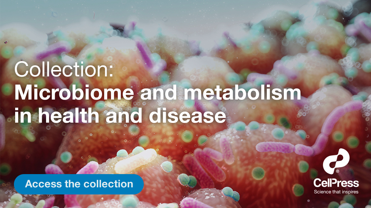 CellPressNews's tweet photo. Explore our collection on microbiome and metabolism in health and disease highlighting some of the latest insights into how the microbiome impacts the host, from healthy physiological processes to disease states. https://t.co/Q3jLNMK3Bm https://t.co/euQ9dheQ23