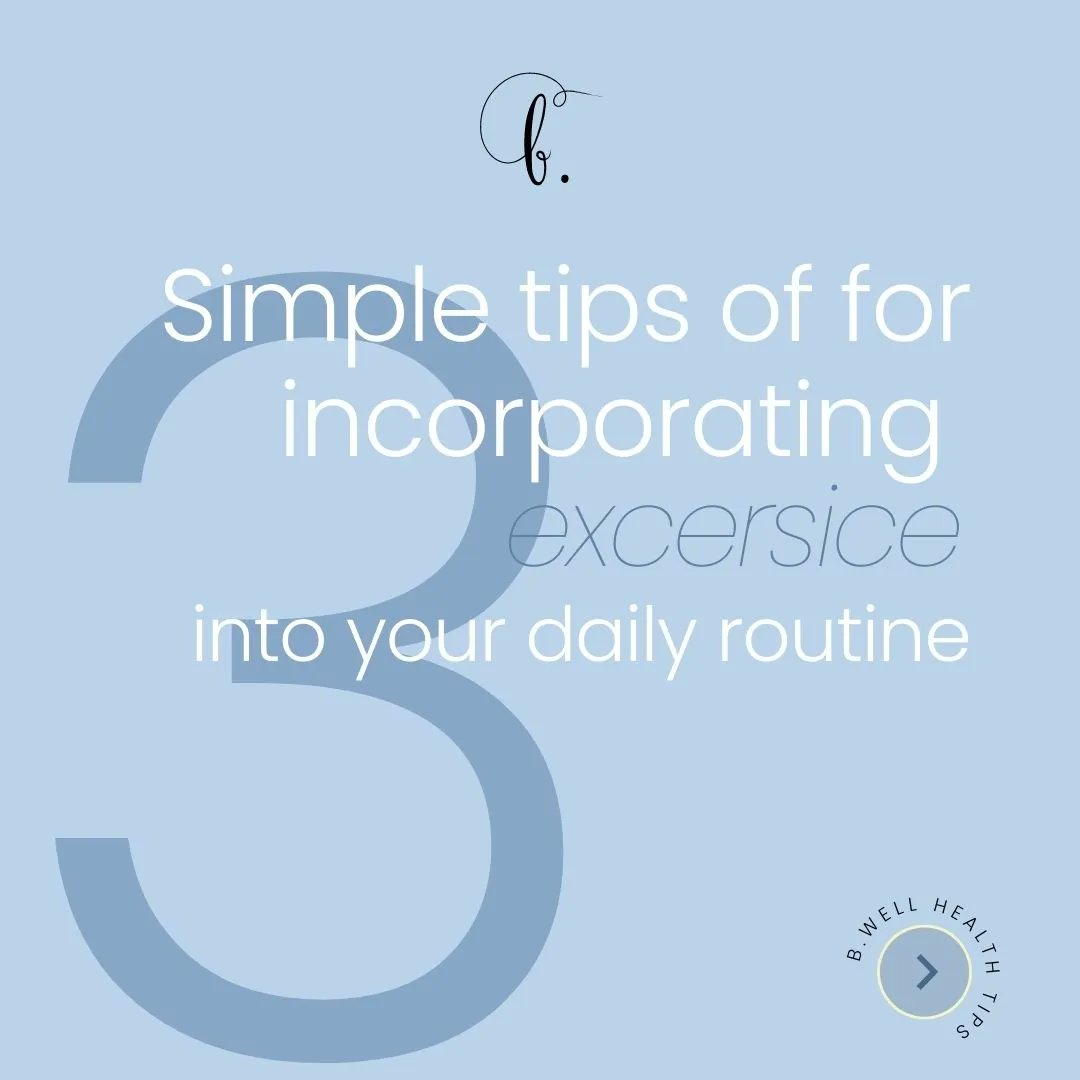 bwellcoach's tweet photo. Did you know that incorporating exercise into your daily routine has a significant impact on both your physical and mental health? Exercising can boost your mood, reduce stress, and improve cognitive function. 

How can you incorporate exercise into your daily routine to B. Well? https://t.co/88bTmM6bsJ