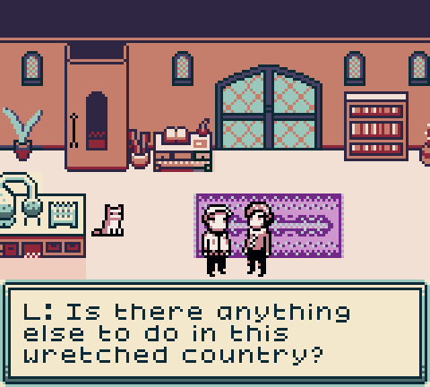 So, we made a Game Boy game for #GBCompo23 and it's probably the most disturbing thing we've done to date 🤗

It's called PETROPHOBIA and you can play and rate it here: itch.io/jam/gbcompo23/…

#pixelart #cozyhorror #gameboy #gbstudio #8bit #indiegame