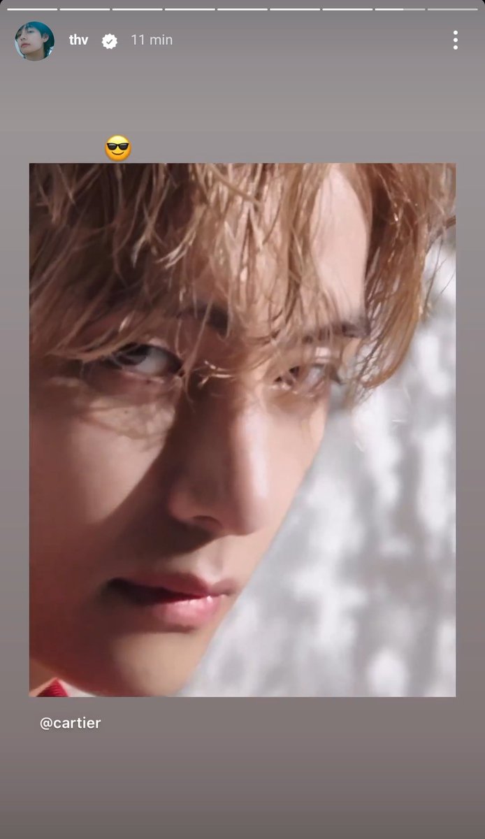 kthpymedia's tweet photo. IG • Kim Taehyung / @.thv en sus historias de Instagram 20230915

#VxCartier 
#VxCeline https://t.co/cKWW1xJWm8