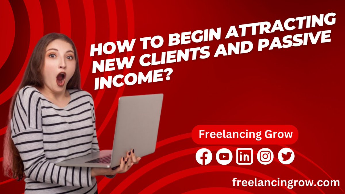 FreelancingGrow's tweet photo. Getting new clients is essential to your success and expansion as a freelancer. It’s a skill that must be developed over time.
 https://t.co/g1mFwoylhN

 #passiveincome #freelancing #freelancingtips #socialmedia #facebook #instagram #twitter #linkedin #fiverr #upwork #freelancer https://t.co/ETGmC4EXKF