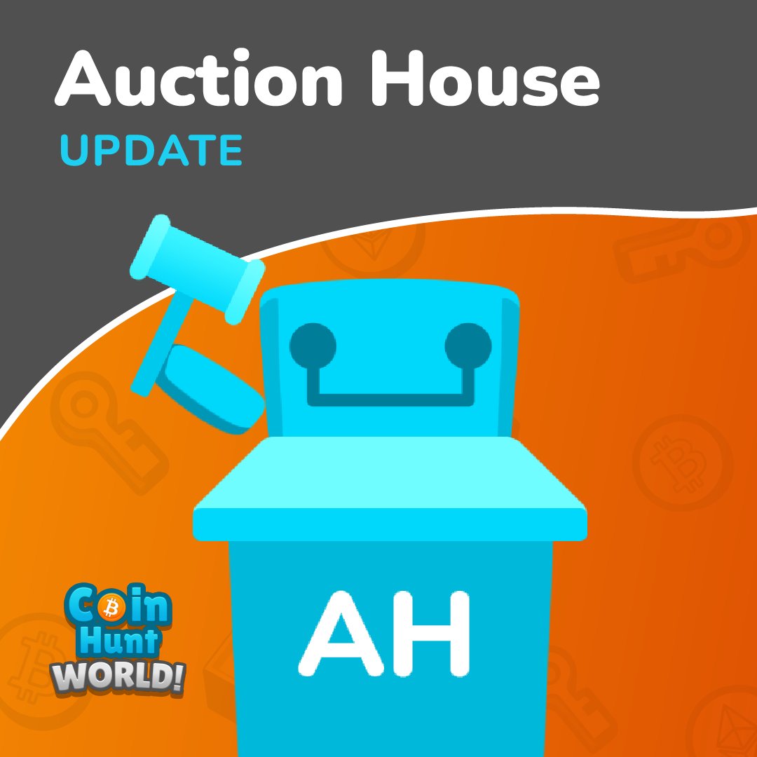 Friendly reminder: You cannot list anything in the #CoinHuntWorld Auction House as of Sept 16th 00:00h UTC (Sept 15th 5pm PDT // 8pm EDT). Any active auctions will still available until their respective end times.

This is the last chance to list before the #Cubieverse!