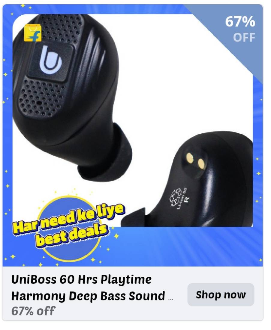 UniBoss Harmony Earbuds
60 Hrs Playtime
Exclusively on #Flipkart