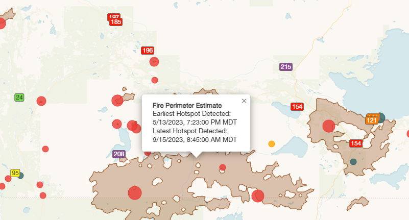 NWT Fire Map Update:
Estimated perimeters now include popups with the date and time of the earliest and latest hotspot detections.
We also updated the dedicated fire map page with detailed usage instructions.
edgenorth.ca/firemap/
#nwtwildfires