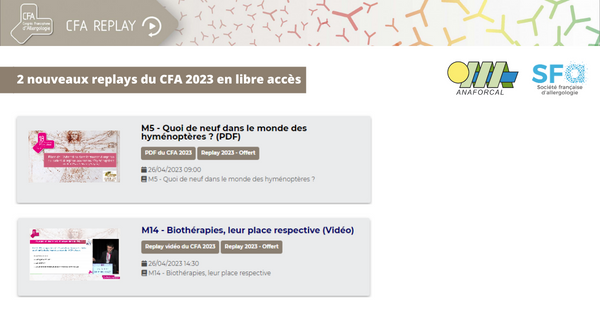 Société Française d'Allergologie - SFA tweet media