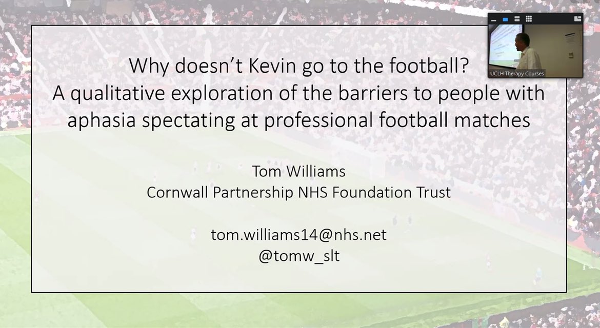 Esther Jolliff (Pettit) (@aphasiateacher) on Twitter photo #aphasia and football ā½ļø Inspiring presentation by <a href="/tomw_slt/">Tom Williams</a> <a href="/BASConf2023/">International BAS Conference 2023</a> sharing his dissertation research <a href="/sltmarjon/">speech and language</a> <a href="/marjonuni/">Plymouth Marjon University</a> #aphasia and football ā½ļø Inspiring presentation by <a href="/tomw_slt/">Tom Williams</a> <a href="/BASConf2023/">International BAS Conference 2023</a> sharing his dissertation research <a href="/sltmarjon/">speech and language</a> <a href="/marjonuni/">Plymouth Marjon University</a>