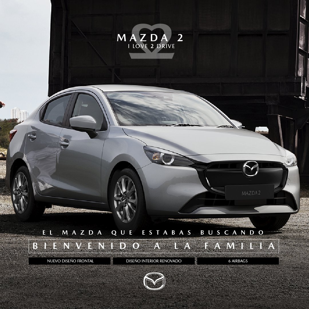 I LOVE 2 DRIVE

Tu nuevo MAZDA 2 ya llegó, con diseño renovado y todo el confort que buscas.
Bienvenido a la familia Mazda, es momento de disfrutar.

#FeelTheLove
#Mazda #MazdaEcuador