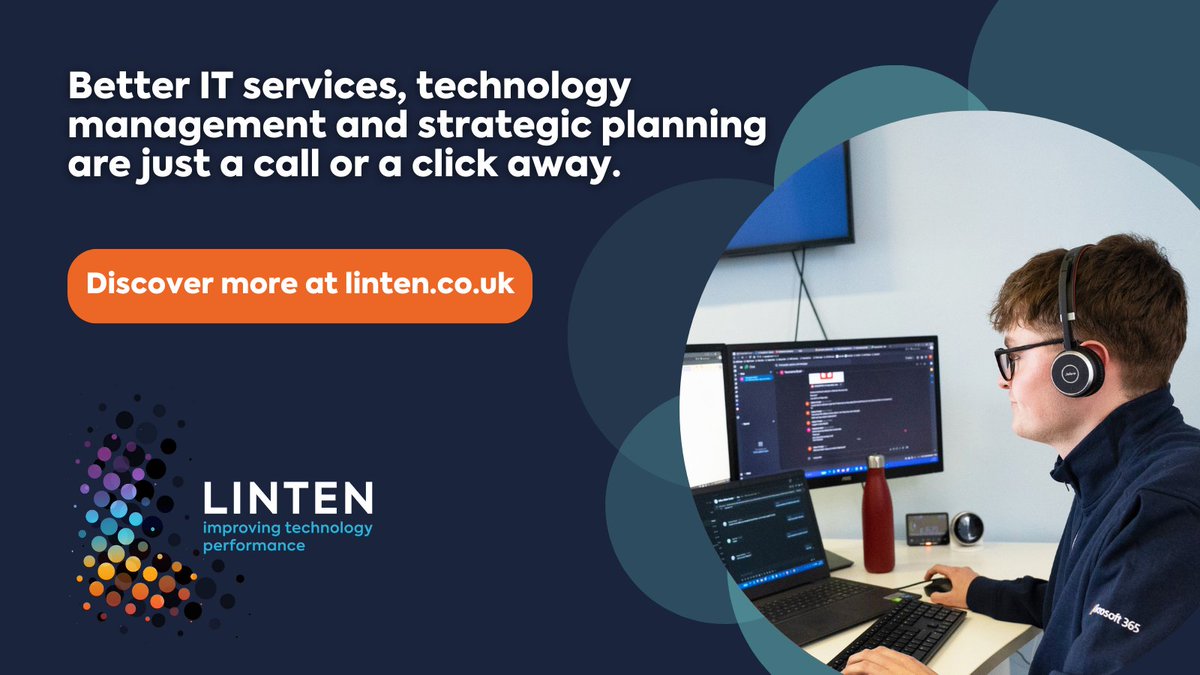 We’ll help your business stay ahead of the curve and succeed in today’s rapidly evolving digital landscape  ‍🚀

Discover more at linten.co.uk

#LintenTech #MSP #ManagedServices #Tech #Technology #IT #CyberSecurity #Connectivity #Consultancy #Training #Growth