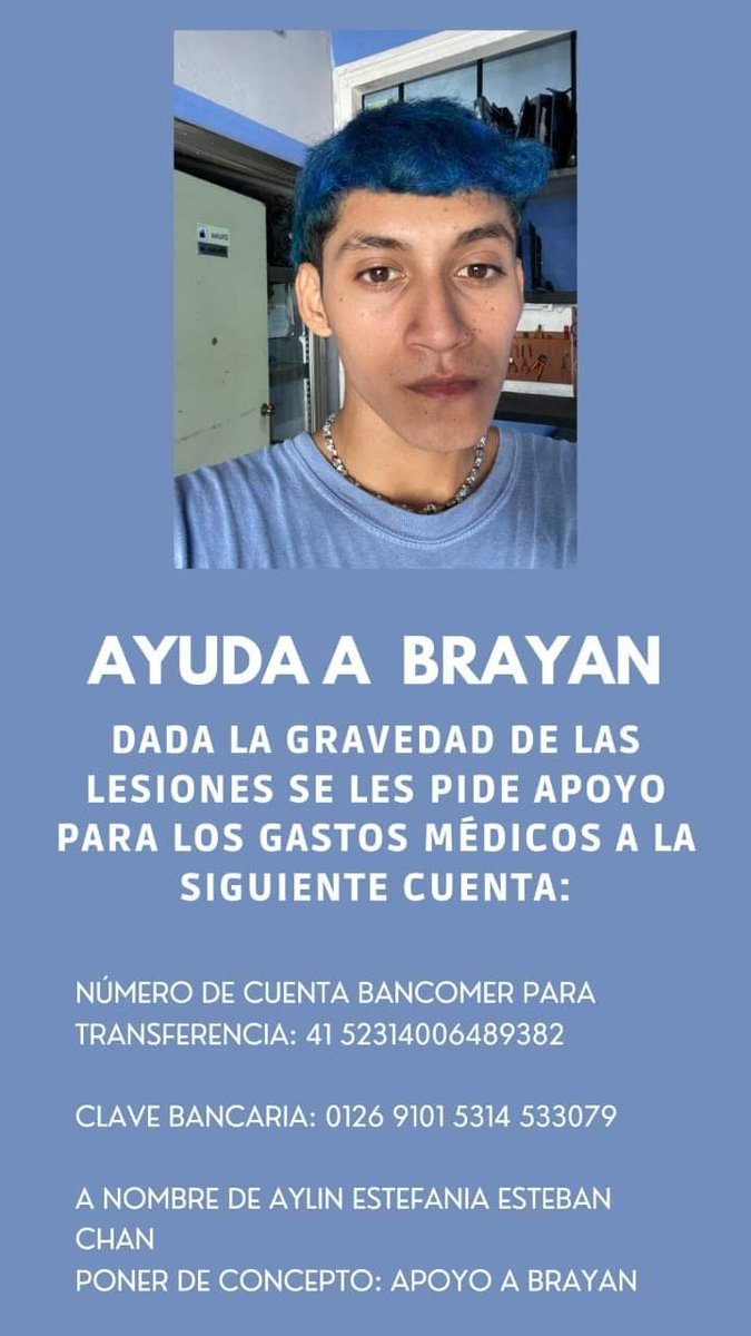 VivoEnCancun's tweet photo. Si te indignó la golpiza a dos jóvenes en Cancún puedes aportar a la recuperación de uno de ellos https://t.co/Gh82DJZt1D
