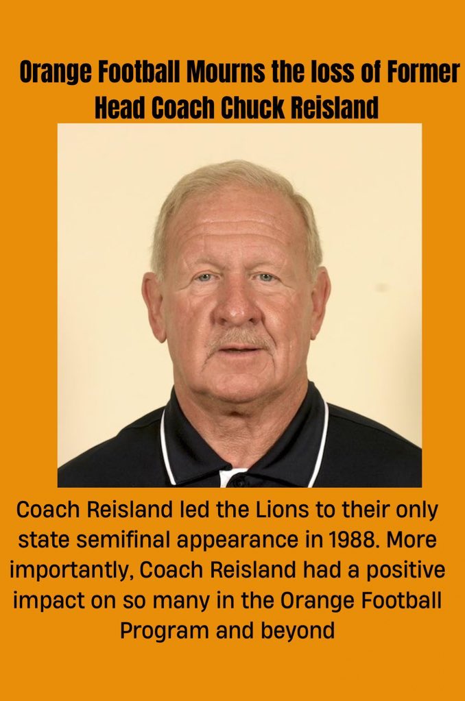 Orange Lions Football (@ohslionsfb) on Twitter photo <a href="/GCFCACLE/">Greater Cleveland Football Coaches Association</a> <a href="/LanceReisland/">Lance Reisland (Coach Riz)</a> <a href="/GCFCACLE/">Greater Cleveland Football Coaches Association</a> <a href="/LanceReisland/">Lance Reisland (Coach Riz)</a>
