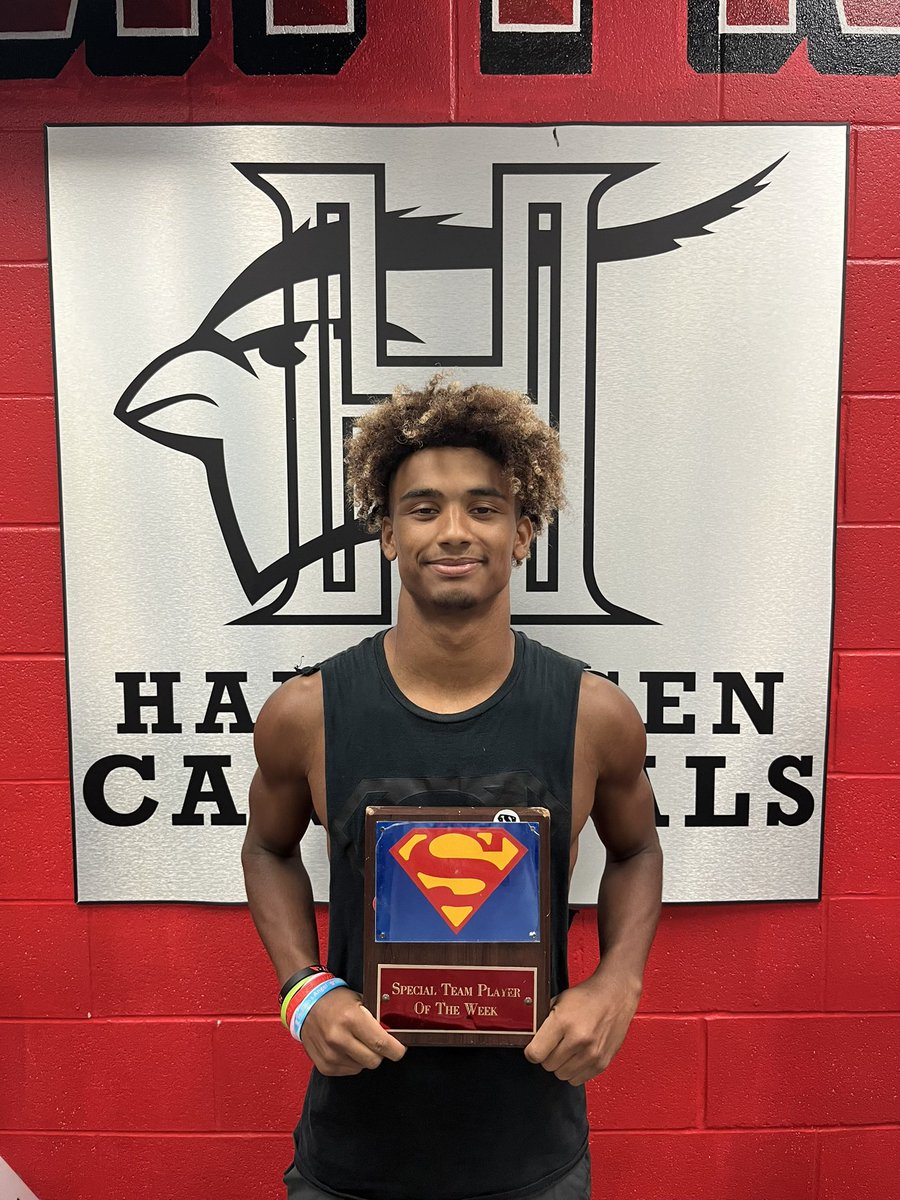 Harlingen Cardinals Special Teams Player Of The Week- Andreas Deur 

#csnd #mtxe #iiwii #letsGROW