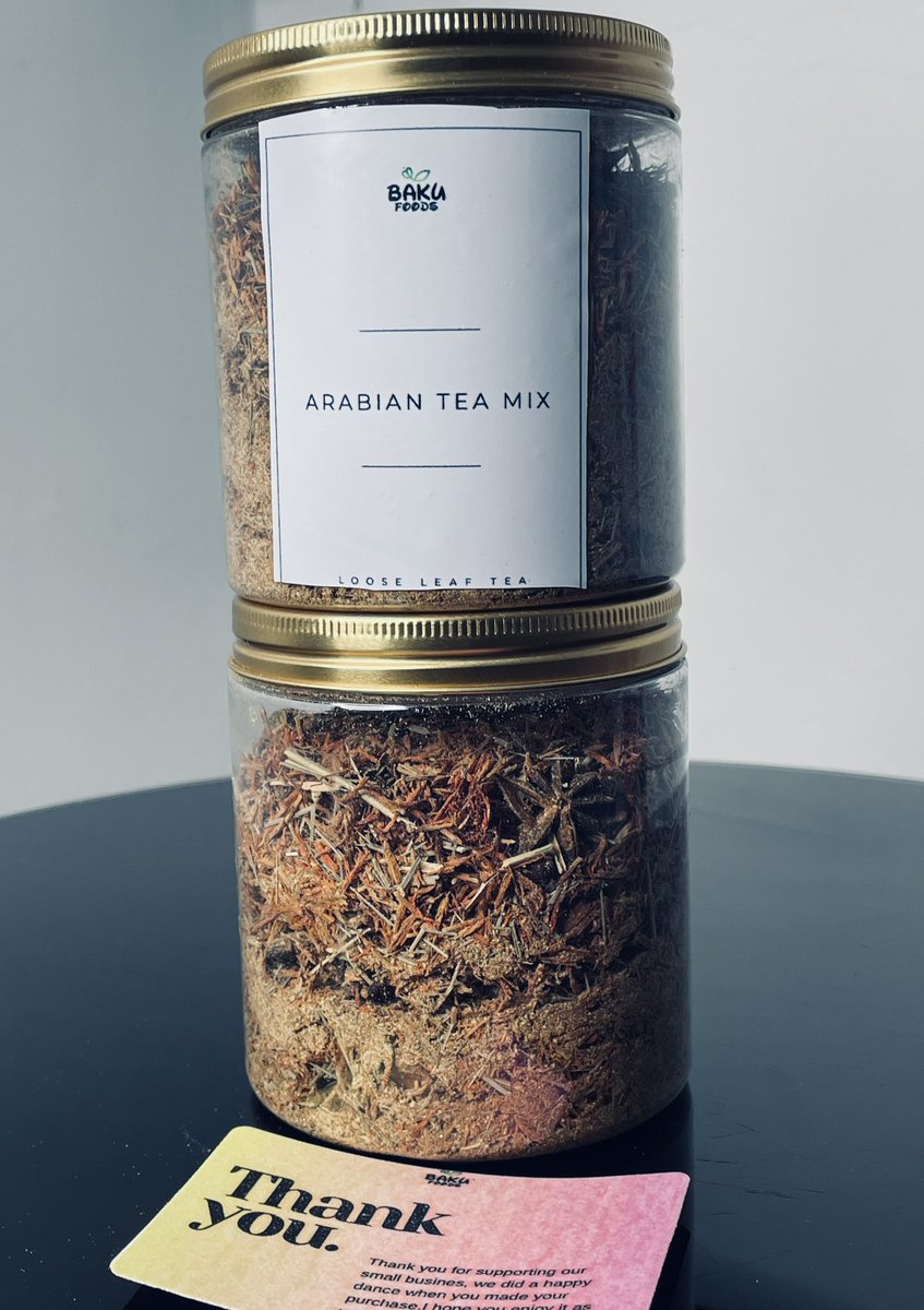 RuthDamar_'s tweet photo. HELLO TEA LOVERS✨
Enjoy a burst of flavors when you grab your Arabian Tea mix from us today.
#6,000.00 only
@BakuFoods
#Bakufoods
#bakuteabar
#arabiantea https://t.co/Mu5a61CynS