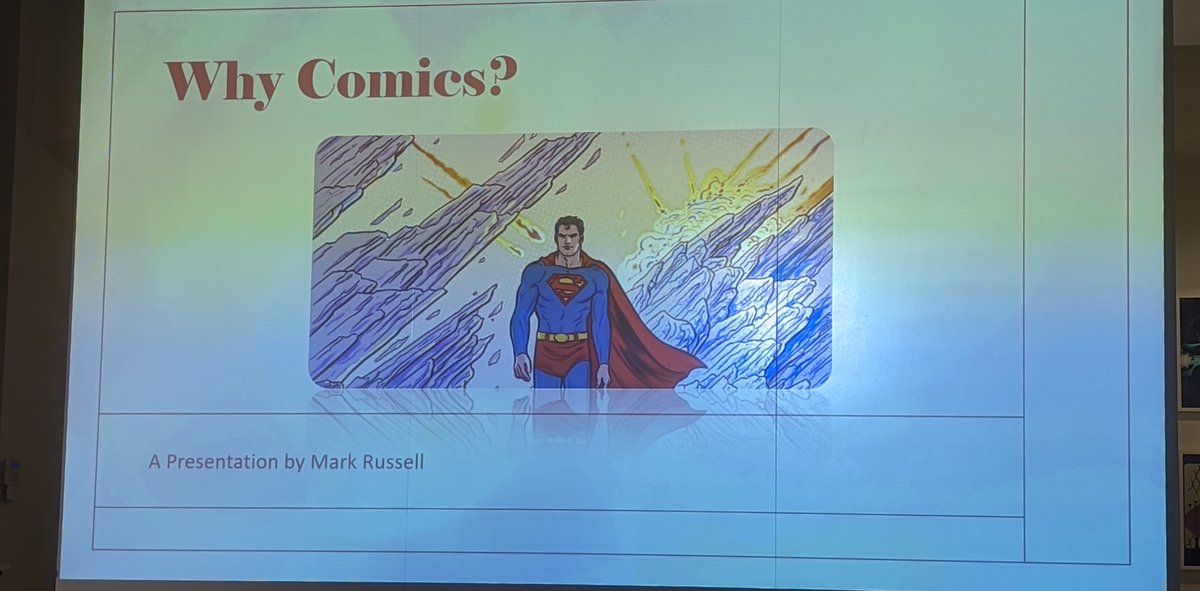 Last night I attended a wonderful talk by Mark Russell in support of the future Northwest Museum of Cartoon Art. The event was sponsored and took place at Portland's Wacom Experience. Check out their booth at next week's Rose City Comic Con. #Comics facebook.com/NWMOCA?mibexti…