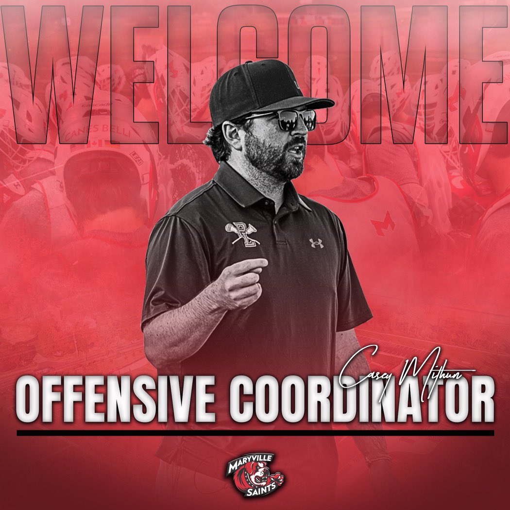We are excited to announce the addition of Casey Mithun as our Offensive Coordinator. Coach Mithun joins us after serving as the Head Coach of Prior Lake High School in Minnesota where he accumulated an overall record of 60-15 during his tenure at the helm. <a href="/Cmithun4/">SeeMyths</a>