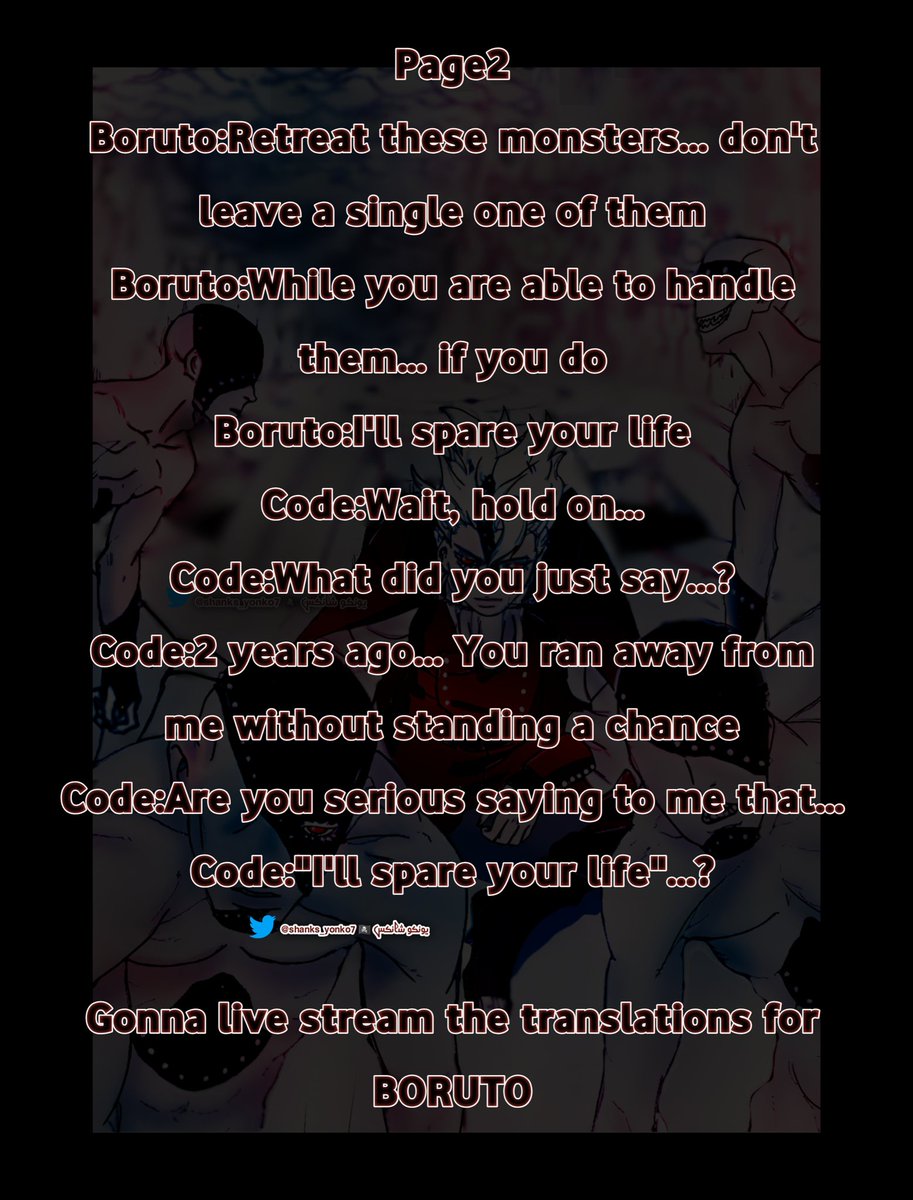 shanks_yonko7's tweet photo. Spoilers #BORUTO #BorutoTwoBlueVortexCh2 #BORUTO82
#BorutoTwoBlueVortex
Full in English
😪❤️🔥 https://t.co/F9bmy0Kex2