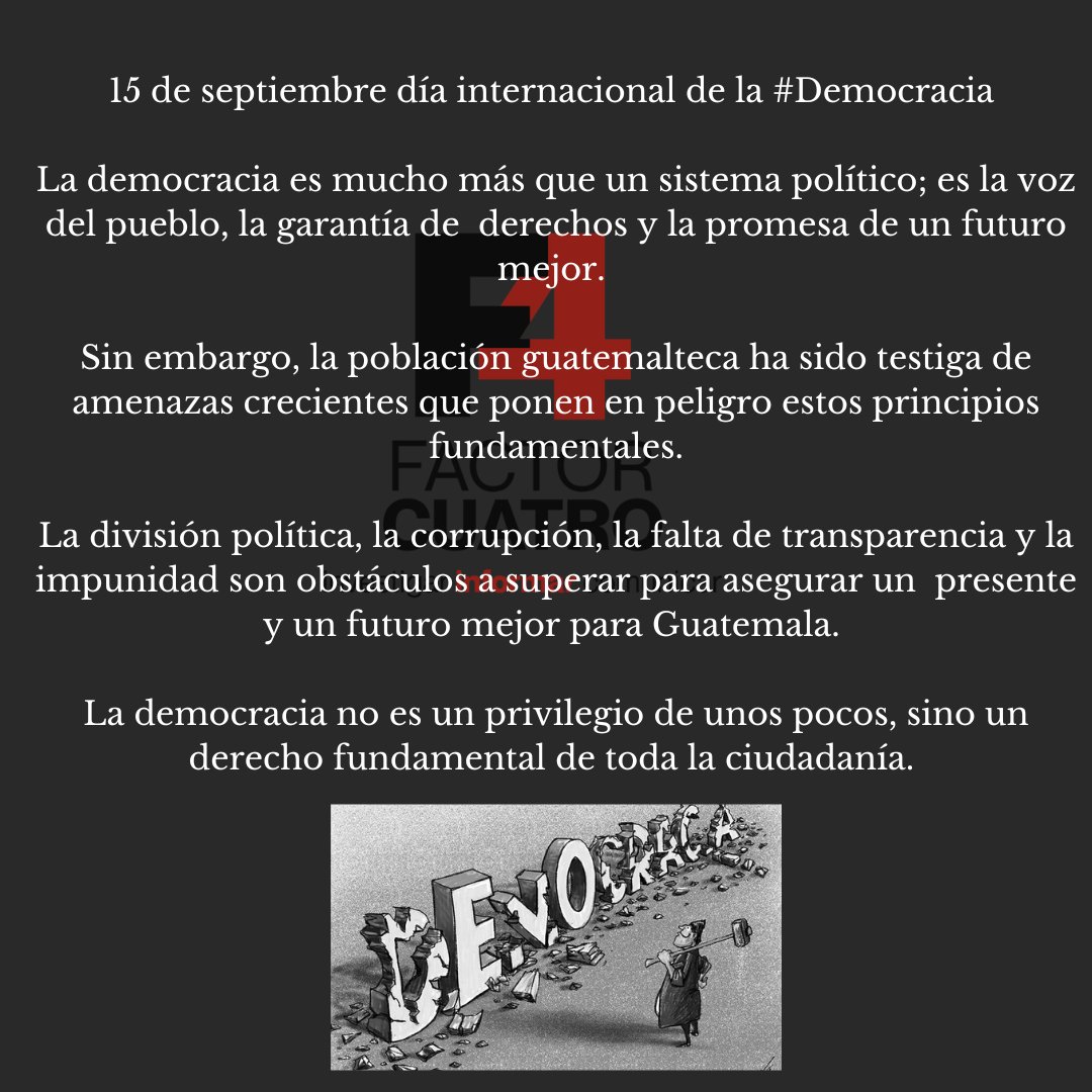 #15Septiembre #DíaDeLaDemocracia