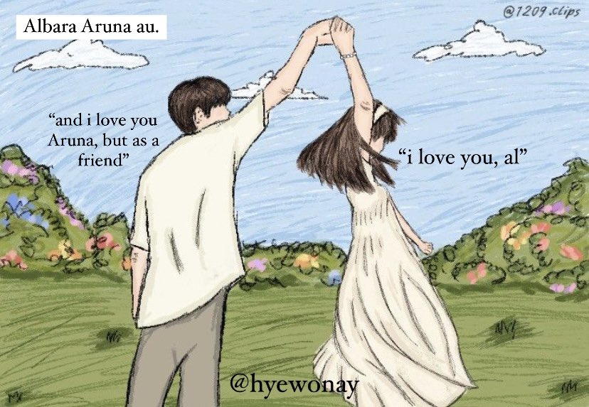 albara aruna,
friend but a relationship without status.

—

a mark lee au,
written by hyewonay.