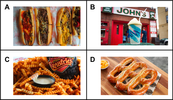JessicaTilli1's tweet image. Which One Doesn&apos;t Belong? Philly Edition #WODB #MTBoS