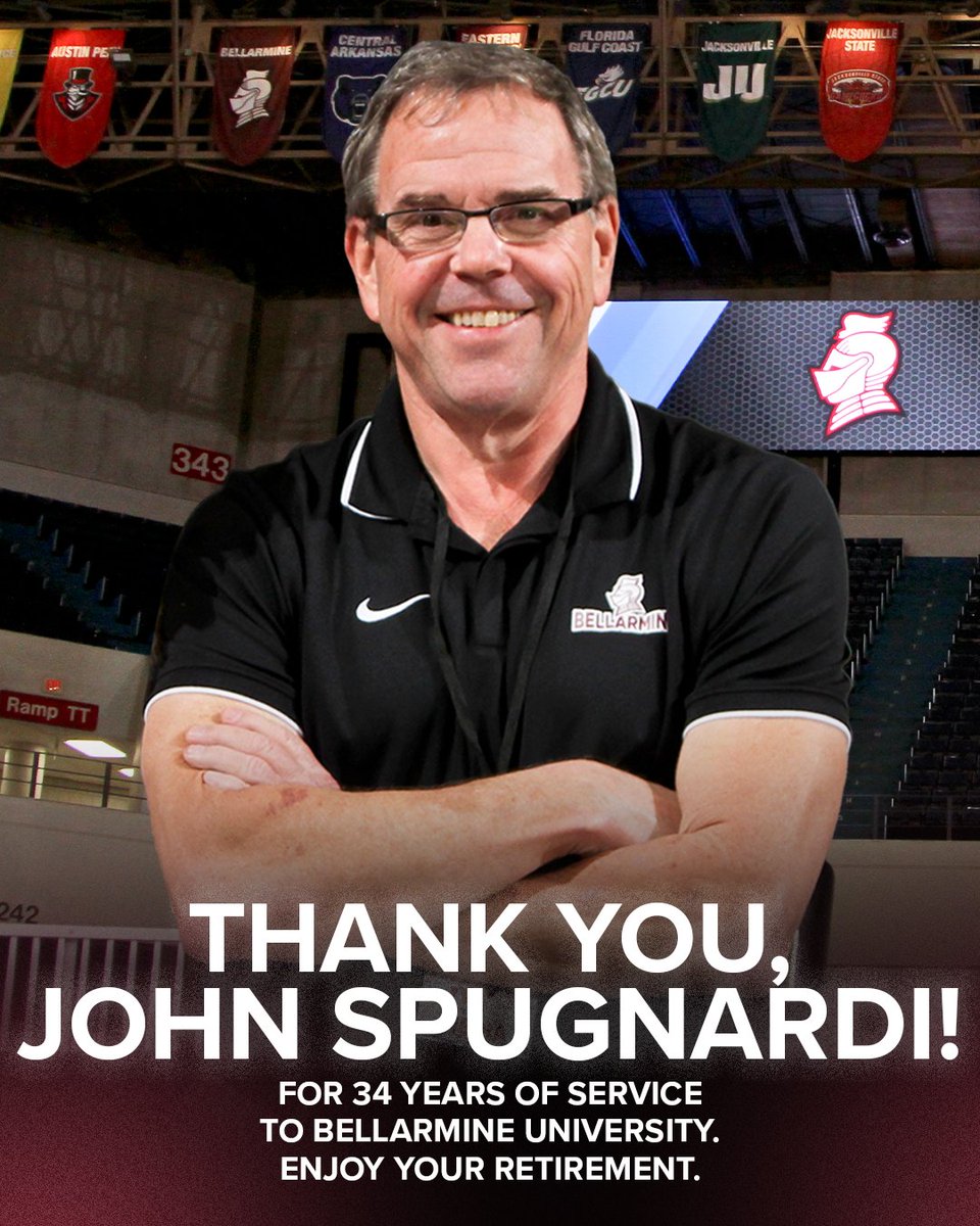 Thank you for an incredible 34 years at Bellarmine University, Spugs! Enjoy  your retirement!, image size:960x1200