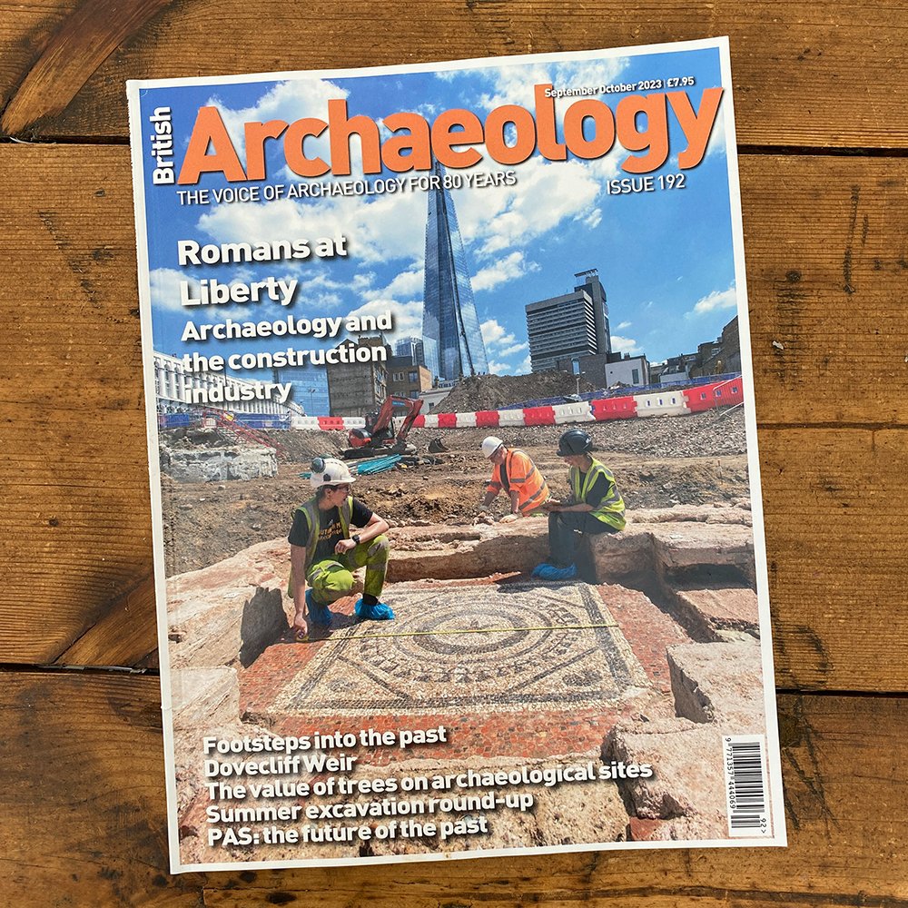 Delighted to have 2 of my #linocut prints in British Archaeology Magazine in @Jim_Leary’s article about his new book, #Footmarks.

@archaeologyuk #printmaking #archaeology #history #bookillustration #illustration