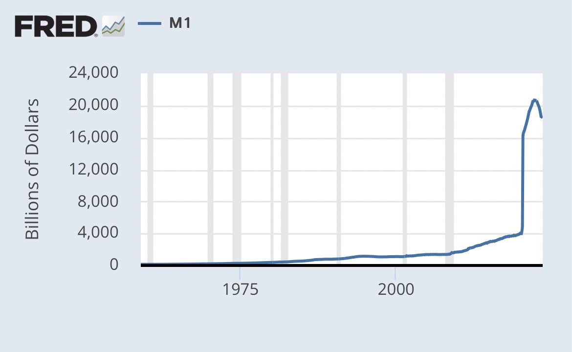 ChiodiniMike's tweet image. Share This Chart…. Nothing to see here 🤬🤬🤬🤬 #MoneySupply #Covid #CurrencyDevaluation