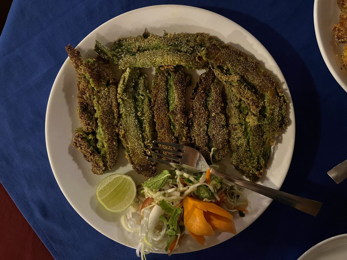 Enjoying a coastal feast. Bombay duck, a local favorite, is a crispy delight, while succulent prawns make waves on the plate. Fresh, flavorful, and a taste of the sea! 
Show me better Friday evening pics. I am waiting. #GoanCuisine #Goa