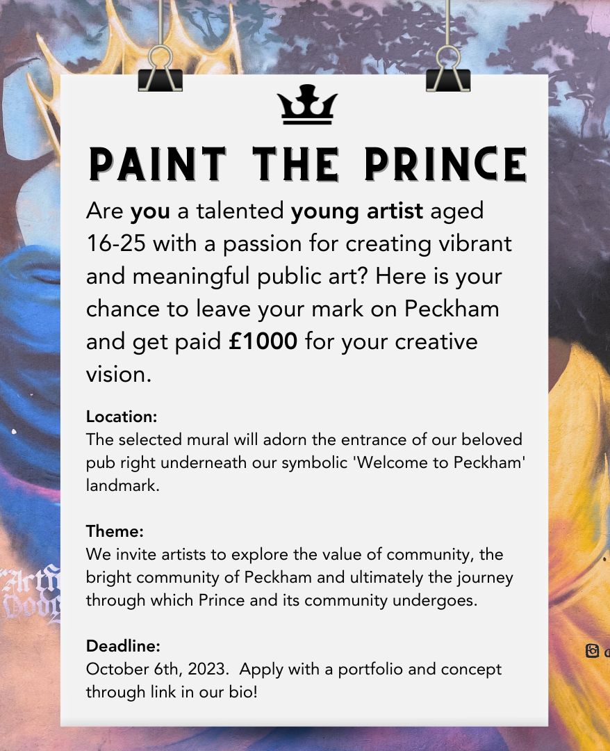 We are giving £1000 to a young artist to paint the front of our building with their own creative vision. Think you have what it takes? Apply below 💚 docs.google.com/forms/d/e/1FAI…