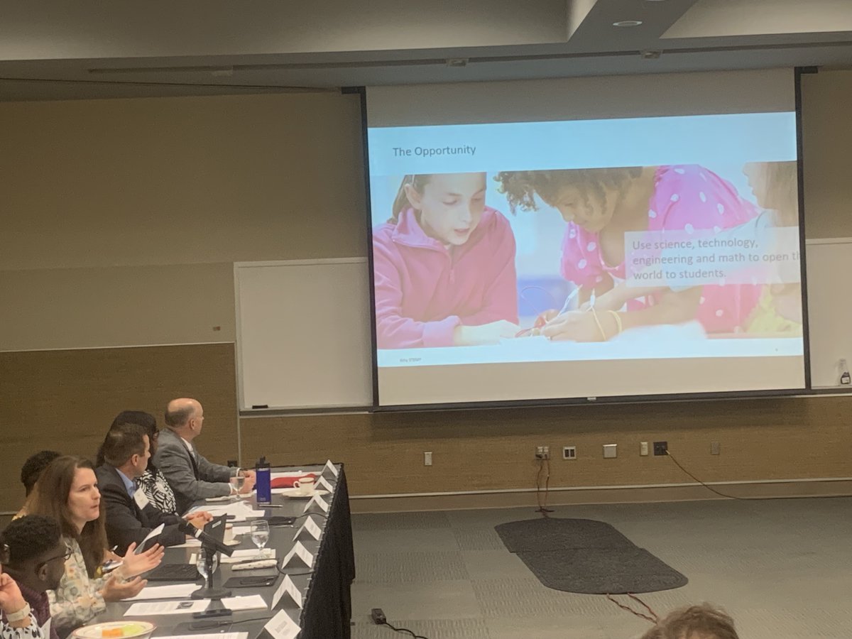 Hunt_Institute's tweet photo. Research has shown that the development of spatial ability is strongly linked to future success in STEM fields. @jay_chaudhuri sits down with @shelleypasnik and Dr. Megan Vinh to discuss strategies for creating a strong foundation for STEM learning. #NCSTEMAccess https://t.co/koDT1fDHOa
