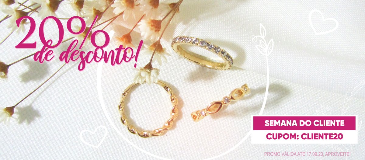 CassieAcessorio's tweet photo. Vem que tem cupom de 20% de desconto só até domingo! Acesse o site e aproveite!! https://t.co/gXYoJI5cnz #cassiesemijoias #semijoias #cliente #diadocliente https://t.co/hFegG3bJeI