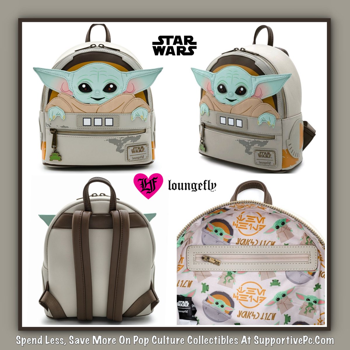 supportivesols's tweet photo. Supportive Solutions Item Of The Day!
Loungefly Star Wars The Mandalorian The Child Pram Figural Mini Backpack - New, With Tags:
https://t.co/PZ7TlWnA2t
#Loungefly #Backpacks #MiniBackpacks #Bags #Wallets #StarWars #TheMandalorian #TheChild #BabyYoda #Grogu #Collectibles #Shop https://t.co/lywhNUy8lm