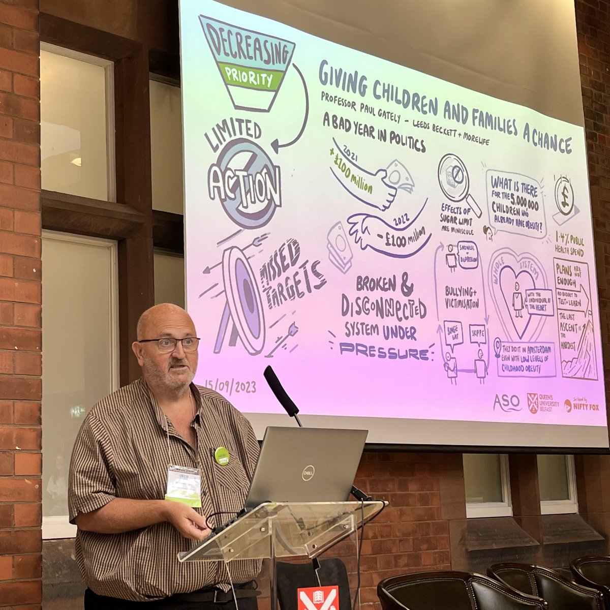 🎤@DrLauraMcGowan, <a href="/AlexanderMiras/">Alex Miras</a> and <a href="/kenclare/">kenclare</a> share the key messages they have captured from #UKCO2023 from the perspectives of those in public health research/academia, clinicians, and those with lived experience.