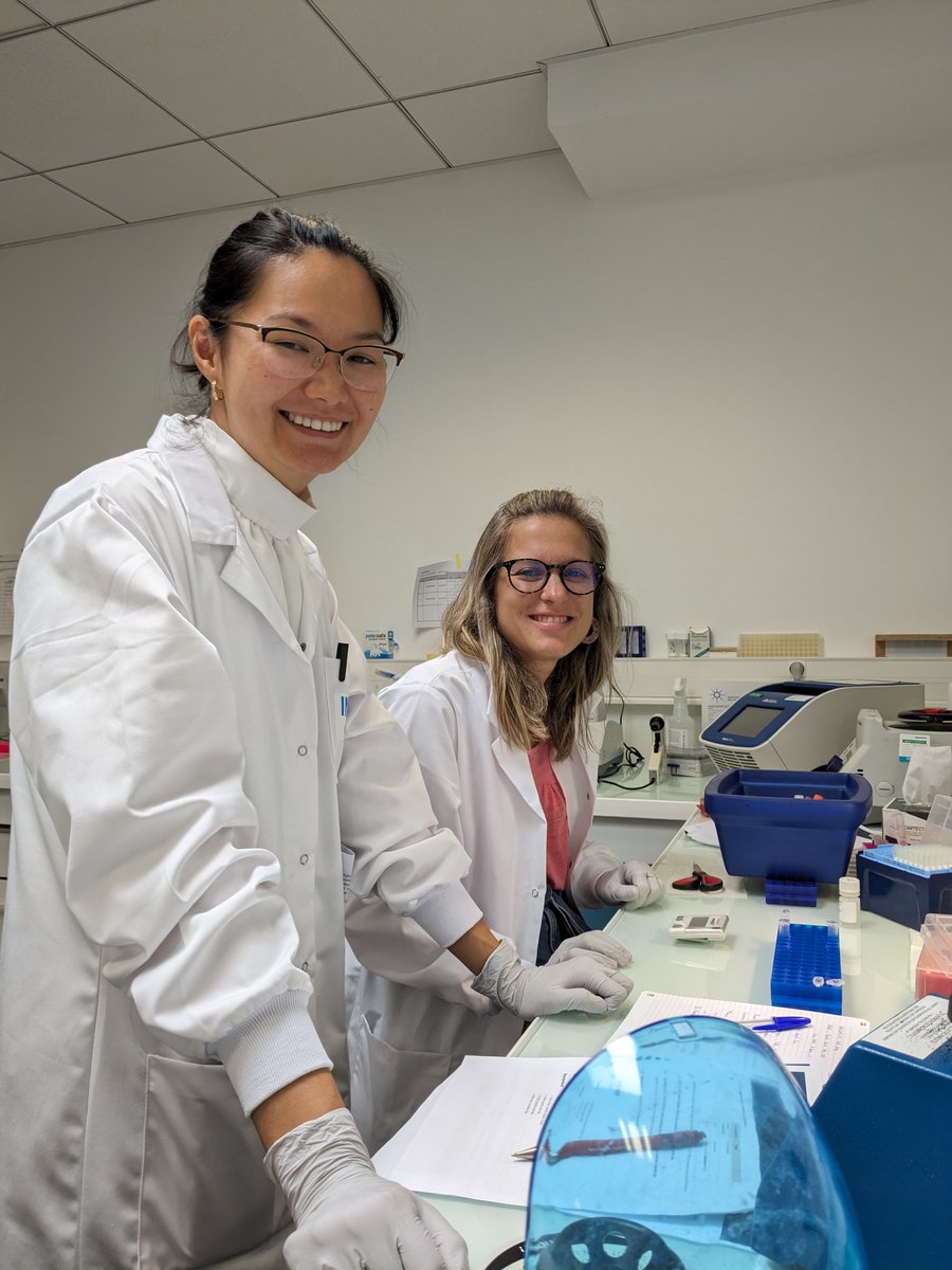 CNRGV's tweet photo. Kymbat Zhakupova from @kaustcda spent 4 weeks at CNRGV to train on HMW DNA extraction and ULR ONT library preparation. 
Thank you Kymbat for the fruitful scientific interactions and for your kindness and your energy! https://t.co/GWgj5AegJs