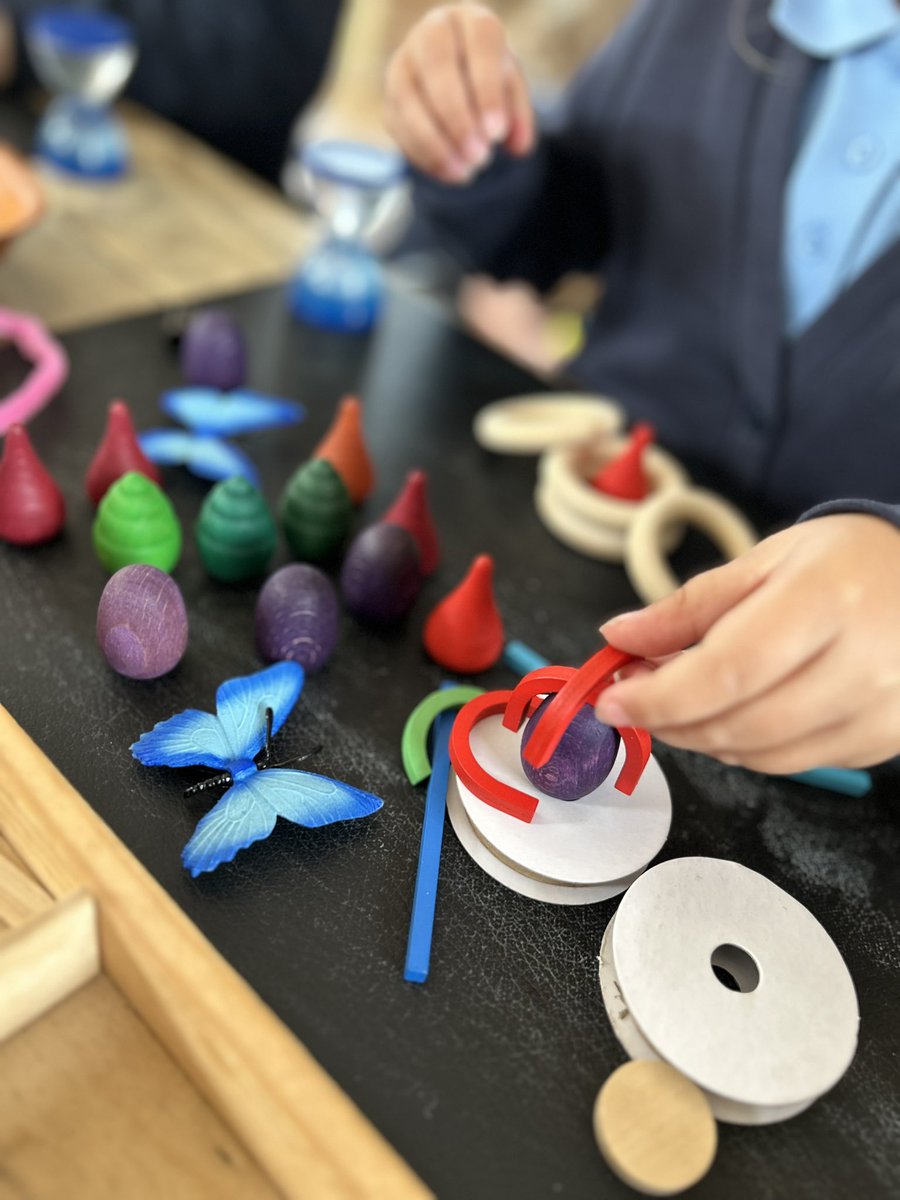 Monnow_Primary's tweet photo. Reception children have begun their loose parts journey, sparking creativity and curiosity into their learning. The wonder of loose parts play! #dosbarthbramble #enablinglearning @EAS_EarlyYears https://t.co/qThS4usx1r