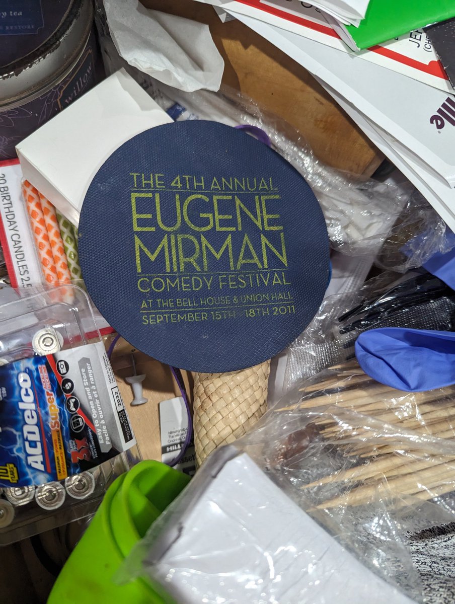 Big thanks to <a href="/EugeneMirman/">Eugene Mirman</a> for being a big help for 12 years!