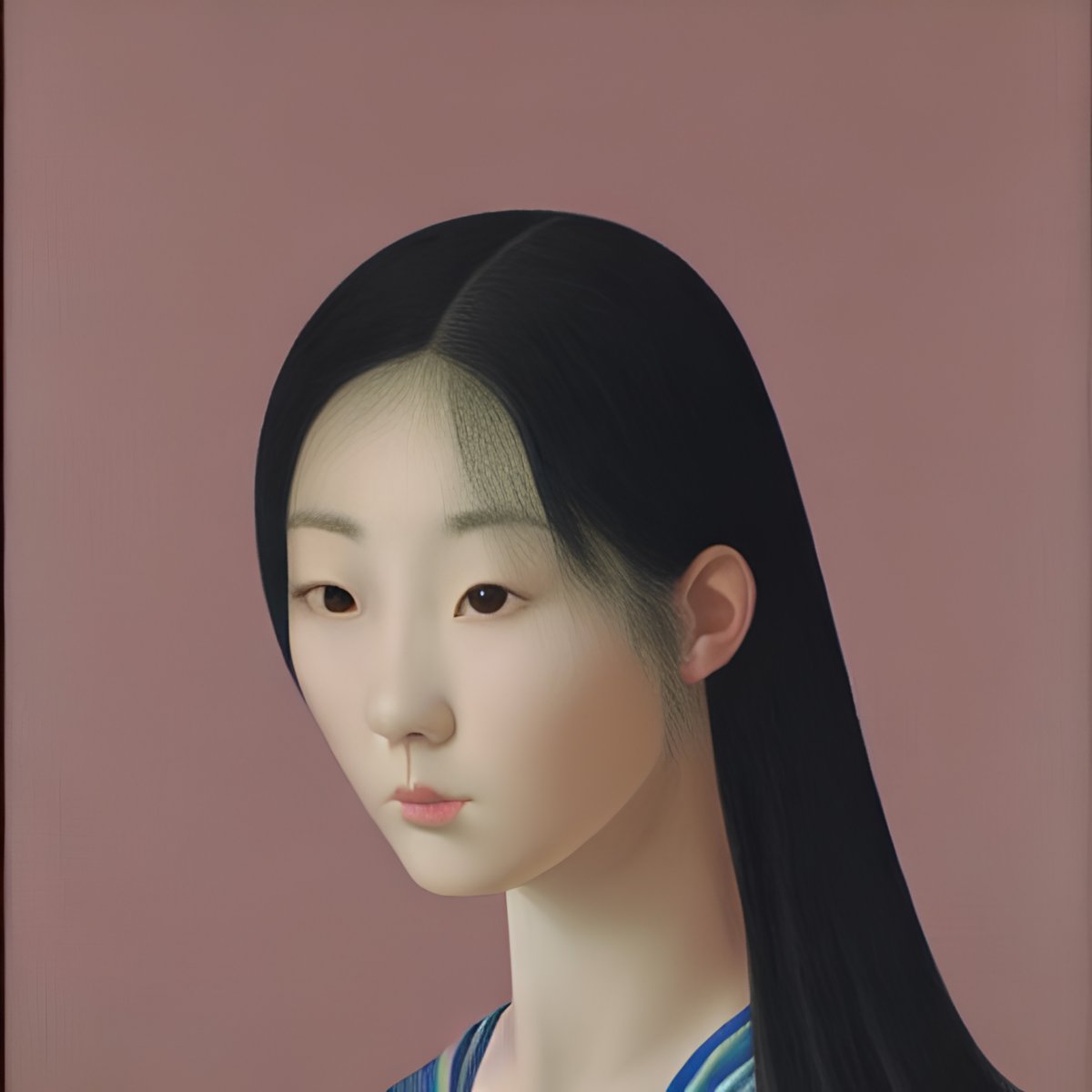 Mathemart1's tweet photo. Asian girl N.2, AI-generated. Follow us for more AI art ❤️ #aigeneratedart https://t.co/9EkdmC26tT