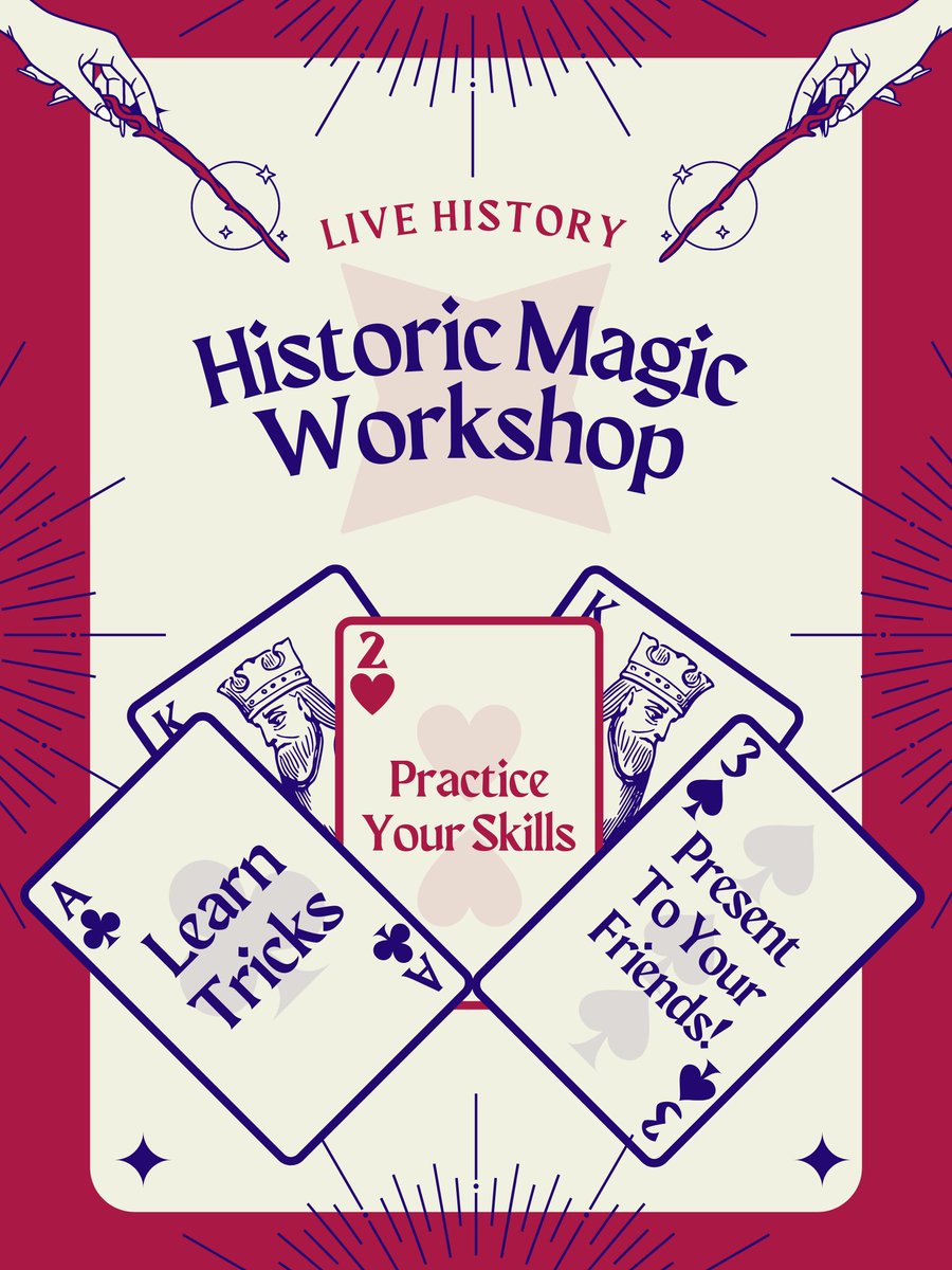 We have a historic magic workshop happening TOMORROW at the Lynde House Museum in Whitby! For just $10, we'll teach you everything we know from 3:30-5pm! For tickets, head on over to the Lynde House site here: warren-general-store.square.site/product/sep-16…

#whitby #whitbyevents