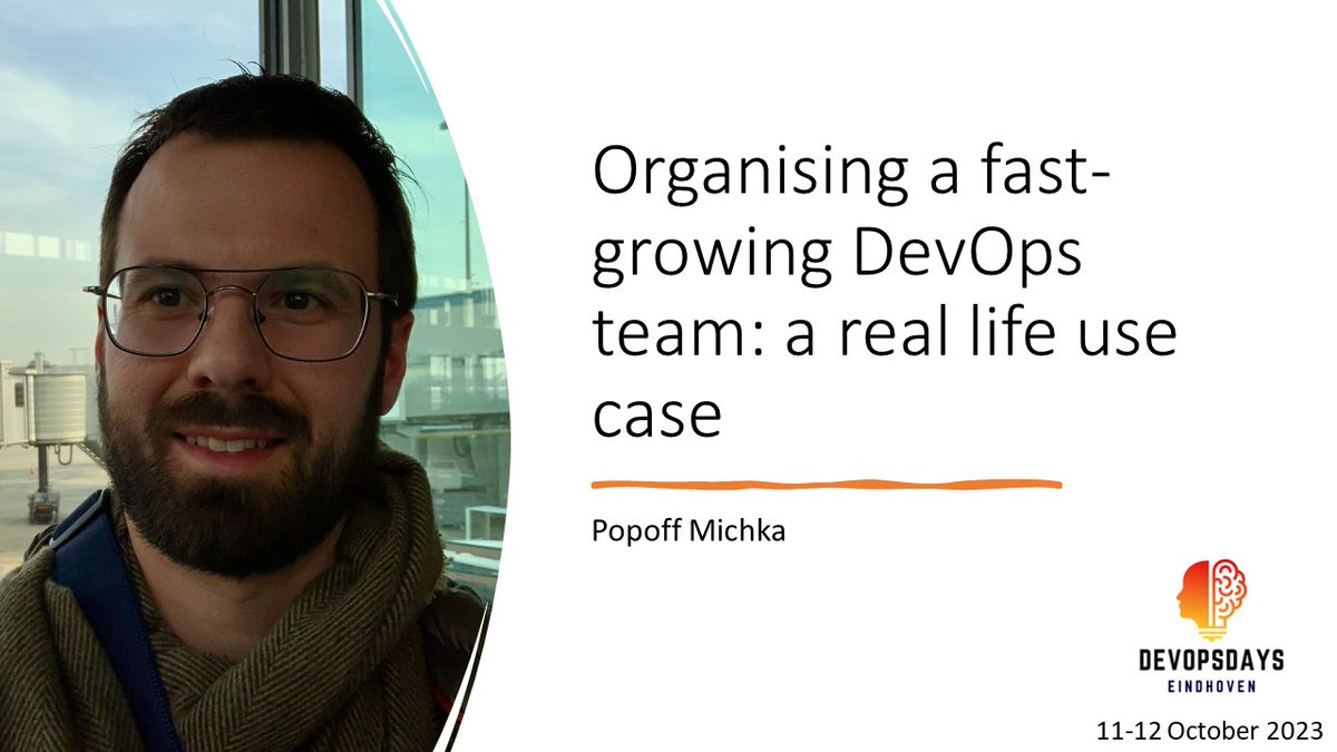 devopsdaysehv's tweet photo. Get some insights of the rules and rituals by @MichkaPopoff to setup in your team to make sure the information is circulating between team members. 🤝

Discover his real-life use case in "Organising a fast-growing DevOps team"

Get tickets here - https://t.co/JJTeu4fIrD https://t.co/d3vSS746ww