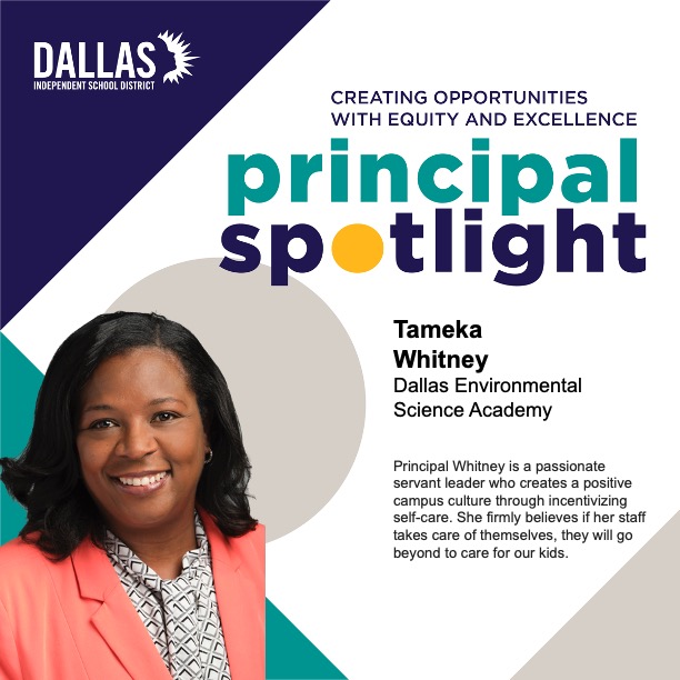 DallasISDSupt's tweet photo. Principal Whitney understands that you have to take care of the people who take care of our kiddos! https://t.co/IuoZP5VCNy