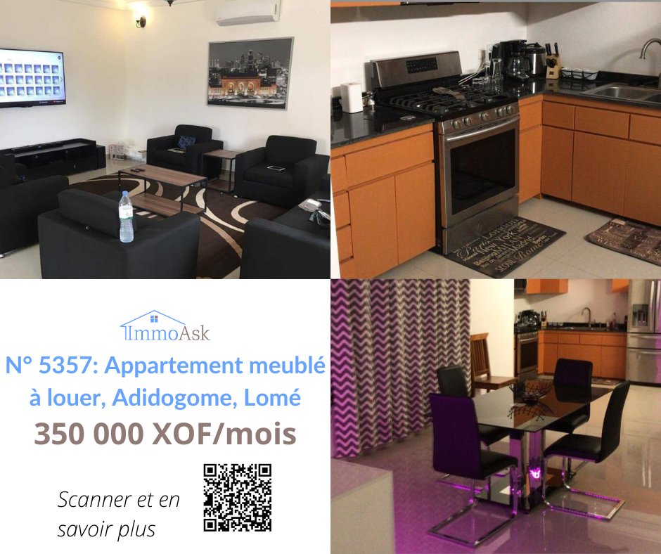 immoask's tweet photo. Rejoignez notre communauté de locataires satisfaits qui ont choisi nos appartements meublés pour une expérience de vie exceptionnelle.
#Immoask #immobilier #appartement #adidogome #Lomé
Réserver maintenant ici 👇
https://t.co/Nh6YogaxoM https://t.co/Nwushc5AFM