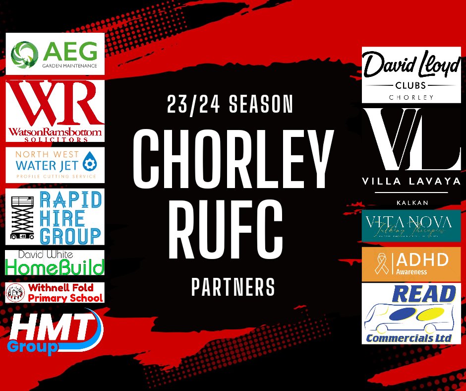 Team News ahead of Chorley RUFC opening fixture in the RFU counties league against Blackpool RUFC.

Kick off 3:00pm at away to Blackpool RUFC

#rugby #rugbylife #rugbyunion #rugbygram #rugbyplayer #sixnations #worldrugby #rwc  #rugbysevens #chorley #lancashire #northwest #England