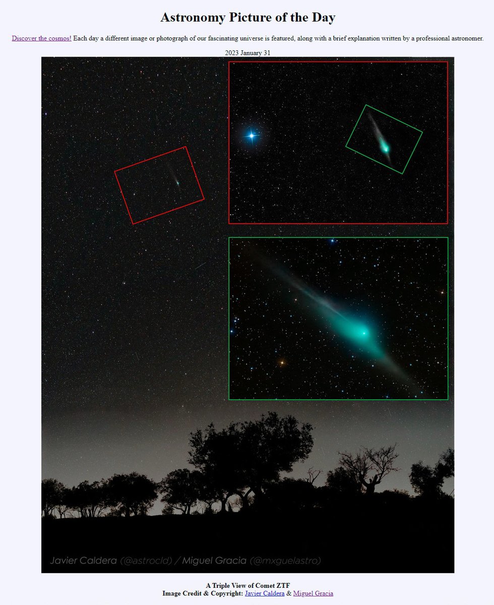 Podcast Fotografiando la noche (@fotolanochepod) on Twitter photo Entrevista a Miguel Gracia <a href="/mxguelastro/">Miguel Gracia</a> sobre la #astrofotografía y los jóvenes, la importancia de captura y la edición y el futuro de los telescopios remotos. Vemos su reciente <a href="/apod/">Astronomy Picture of the Day</a> del cometa ZTF. Haz un RT para que el podcast y el trabajo de Miguel llegue a más gente!😉 Entrevista a Miguel Gracia <a href="/mxguelastro/">Miguel Gracia</a> sobre la #astrofotografía y los jóvenes, la importancia de captura y la edición y el futuro de los telescopios remotos. Vemos su reciente <a href="/apod/">Astronomy Picture of the Day</a> del cometa ZTF. Haz un RT para que el podcast y el trabajo de Miguel llegue a más gente!😉