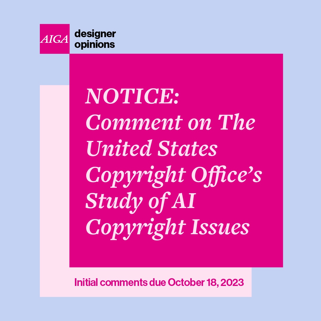 📢 The U.S. Copyright Office is now accepting comments on artificial intelligence.⁠
⁠
🗓 Initial written comments are due by 11:59 p.m. eastern time on October 18, 2023.⁠
⁠
👉 Learn more: tinyurl.com/yc5hb4e5