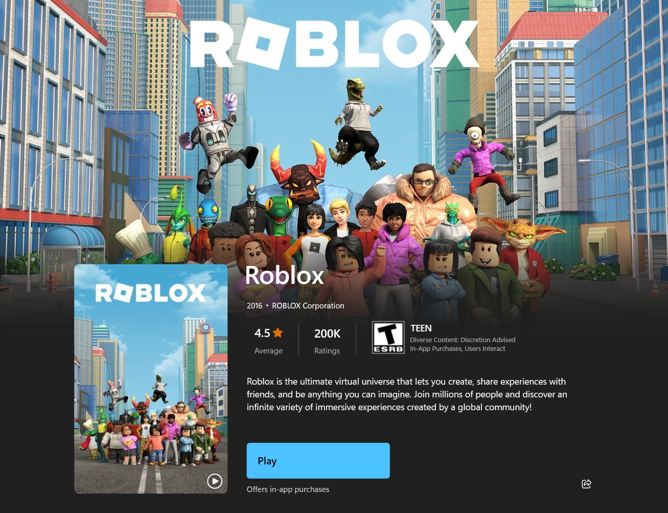Roblox - Microsoft Apps